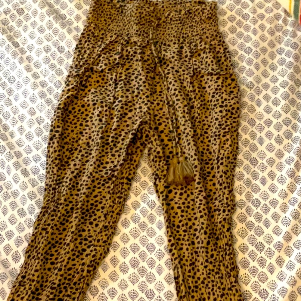 Animal Print Flowing Leggings Aerie